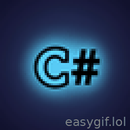 AI-generated animated GIF: c sharp