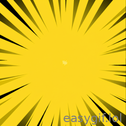 AI-generated animated GIF: explosion cartoon style badoom boom text