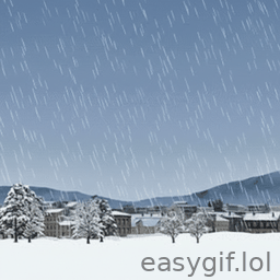 AI-generated animated GIF: grenoble snowing