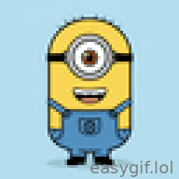AI-generated animated GIF: Minion