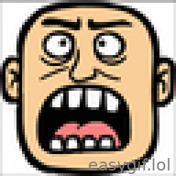 AI-generated animated GIF: rage guy meme